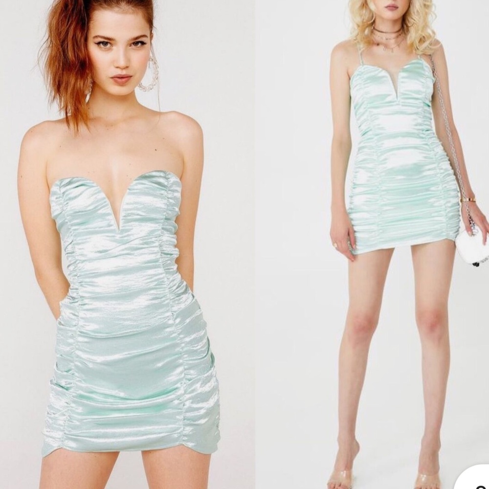 For love and lemons Stevie Metallic dress